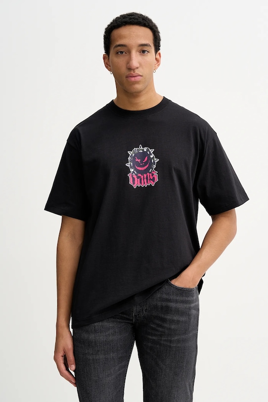 Хлопковая футболка Vans, черный
Хлопковая футболка Vans, черный