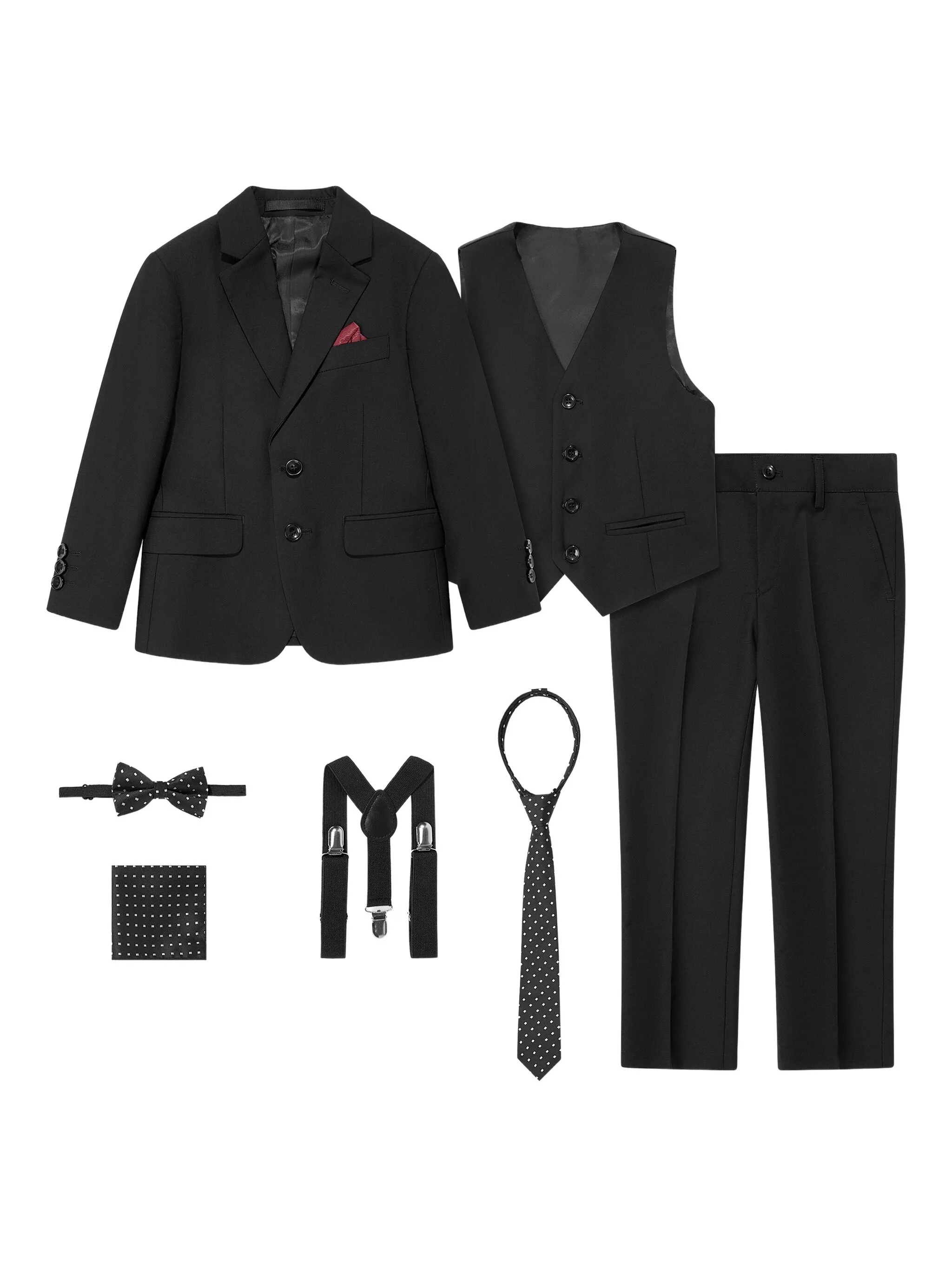 Костюм с однобортным пиджаком Suitlab Kids, черный
Костюм с однобортным пиджаком Suitlab Kids, черный