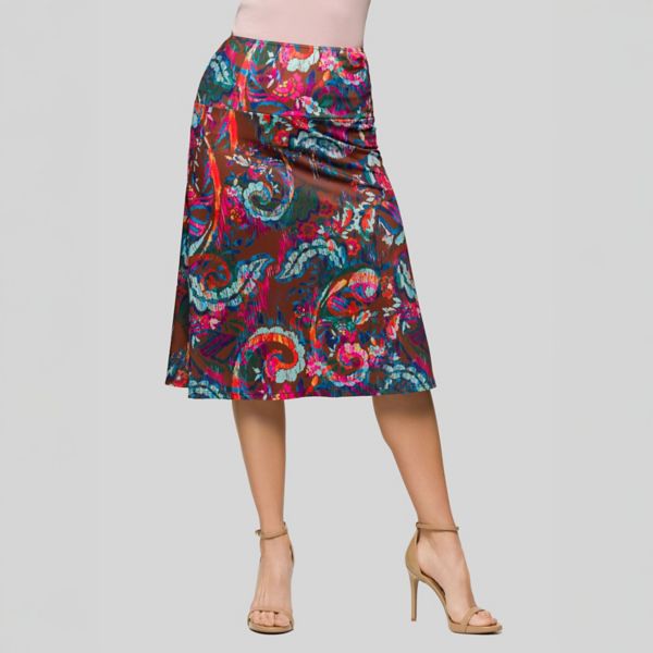 Женская удобная юбка до колена с принтом и эластичной резинкой на талии 24Seven Comfort Apparel, мультиколор
Женская удобная юбка до колена с принтом и эластичной резинкой на талии 24Seven Comfort Apparel, мультиколор