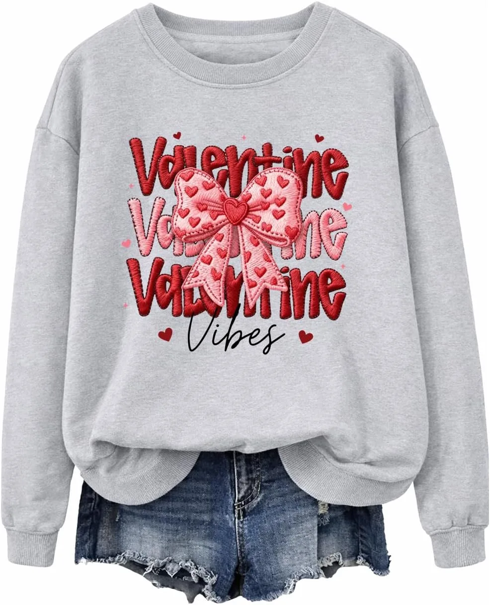 Свитшот с бантом Valentine Vibes Coquette JWVEL
Свитшот с бантом Valentine Vibes Coquette JWVEL