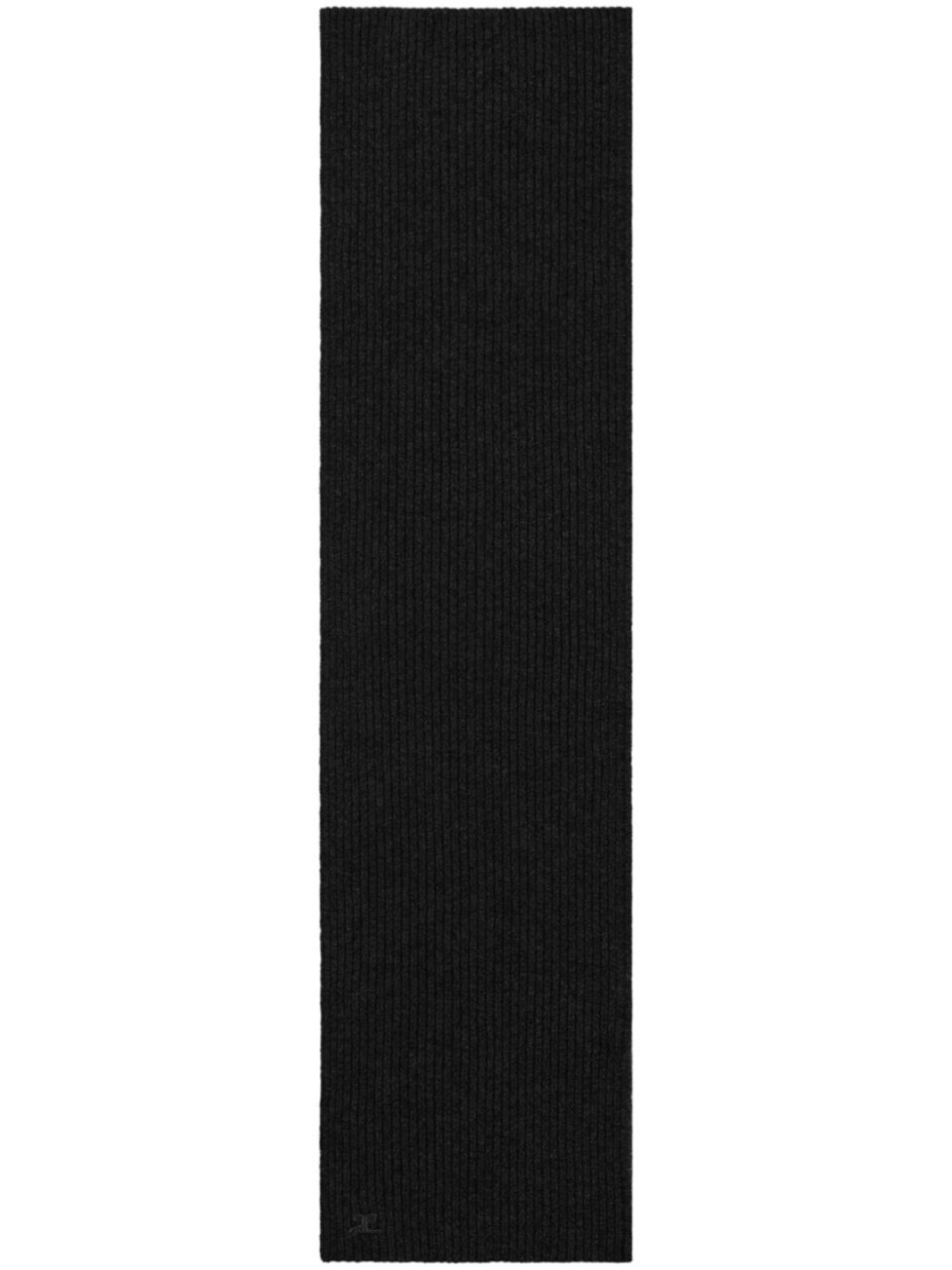 Courrèges шерстяной шарф в рубчик, черный
Courrèges шерстяной шарф в рубчик, черный