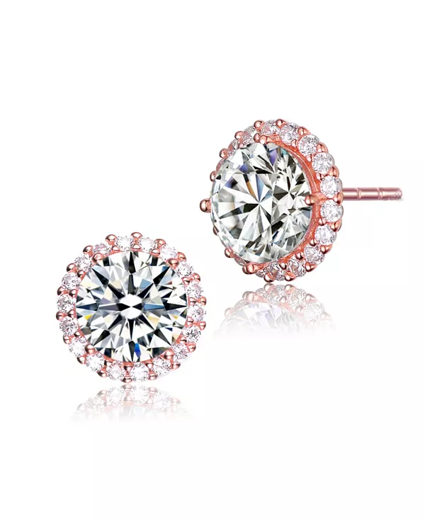 Серьги-Гвоздики из стерлингового серебра с цветными кубическими цирконами Genevive, pink
Серьги-Гвоздики из стерлингового серебра с цветными кубическими цирконами Genevive, pink