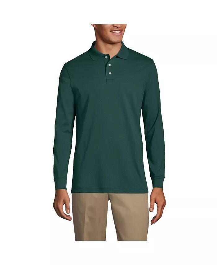 Мужская школьная форма с длинным рукавом, рубашка-поло с интерлоком Lands' End, зеленый
Мужская школьная форма с длинным рукавом, рубашка-поло с интерлоком Lands' End, зеленый