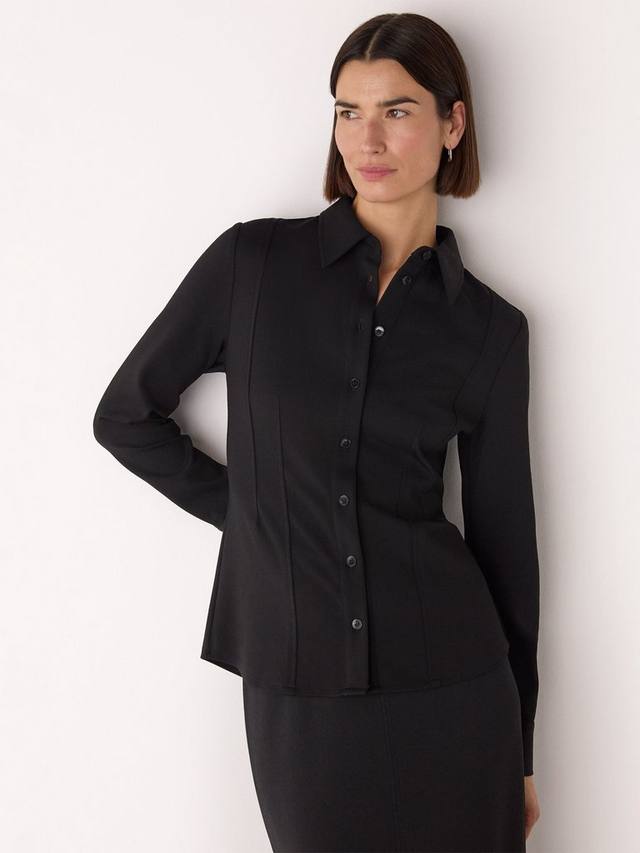 Футболка из пенье с рельефными швами с вискозой LENZING ECOVERO Whistles, Black
Футболка из пенье с рельефными швами с вискозой LENZING ECOVERO Whistles, Black