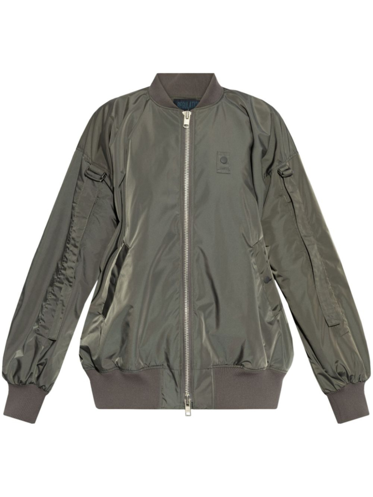 Yohji Yamamoto бомбер с нашивкой-логотипом, зеленый
Yohji Yamamoto бомбер с нашивкой-логотипом, зеленый