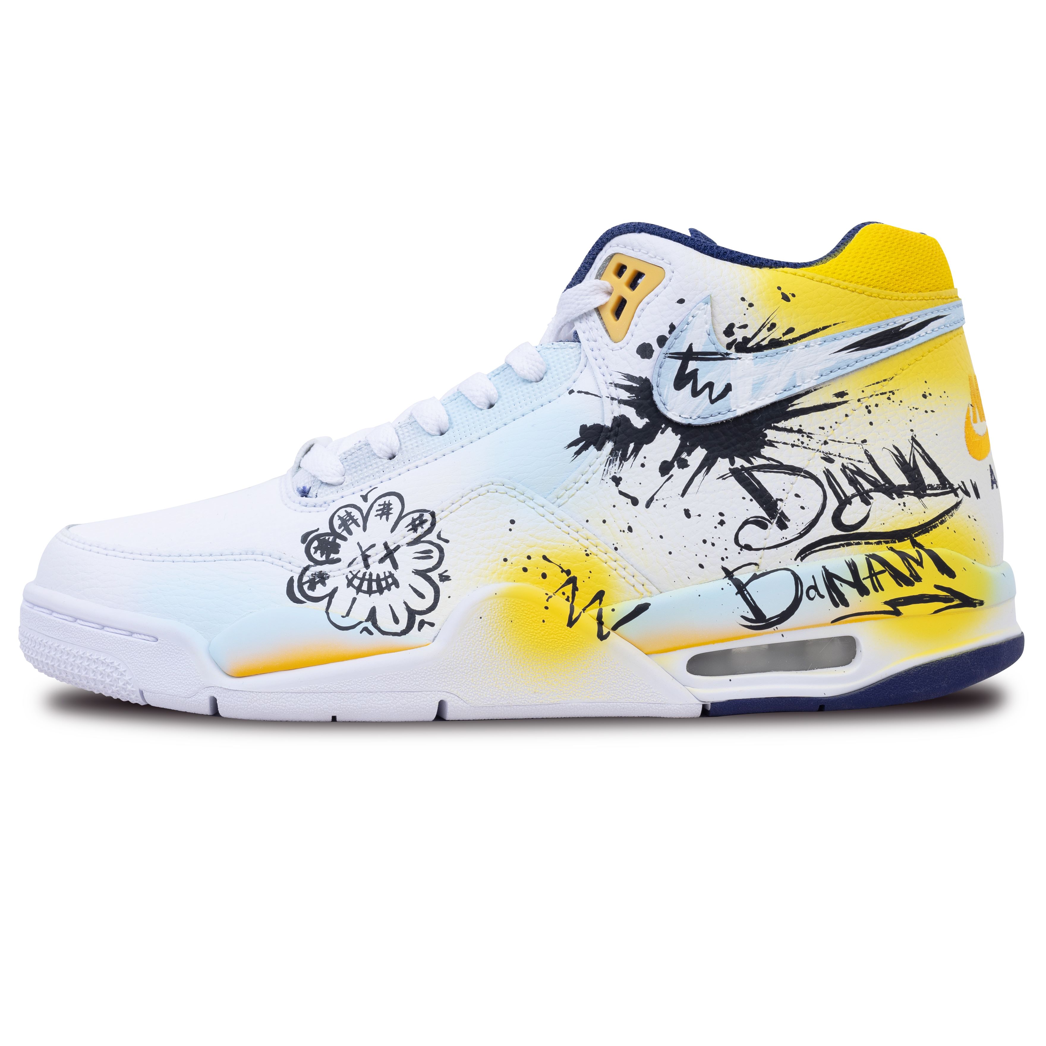 Nike Баскетбольные кроссовки Flight Legacy Vintage, мужские, средней высоты, синие/желтые/черные
Nike Баскетбольные кроссовки Flight Legacy Vintage, мужские, средней высоты, синие/желтые/черные