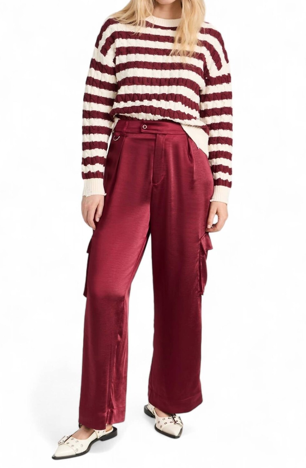 Шелковистые брюки карго Lou в стиле Ламбруско LNA
Шелковистые брюки карго Lou в стиле Ламбруско LNA