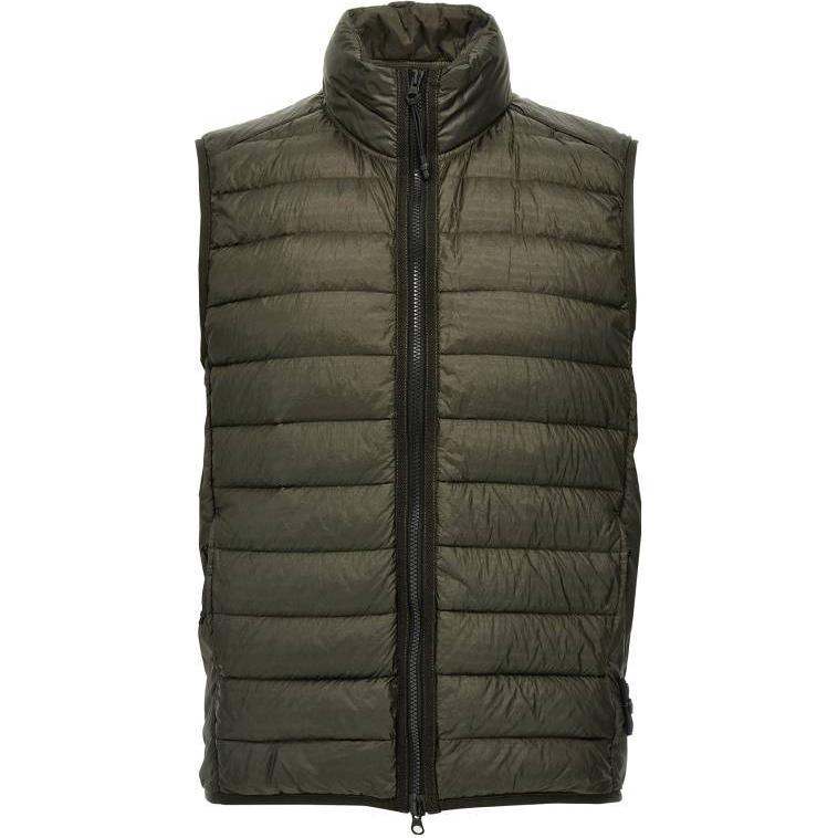 Утепленный жилет с высоким воротником и нашивкой "Компас" Stone Island, зеленый
Утепленный жилет с высоким воротником и нашивкой "Компас" Stone Island, зеленый