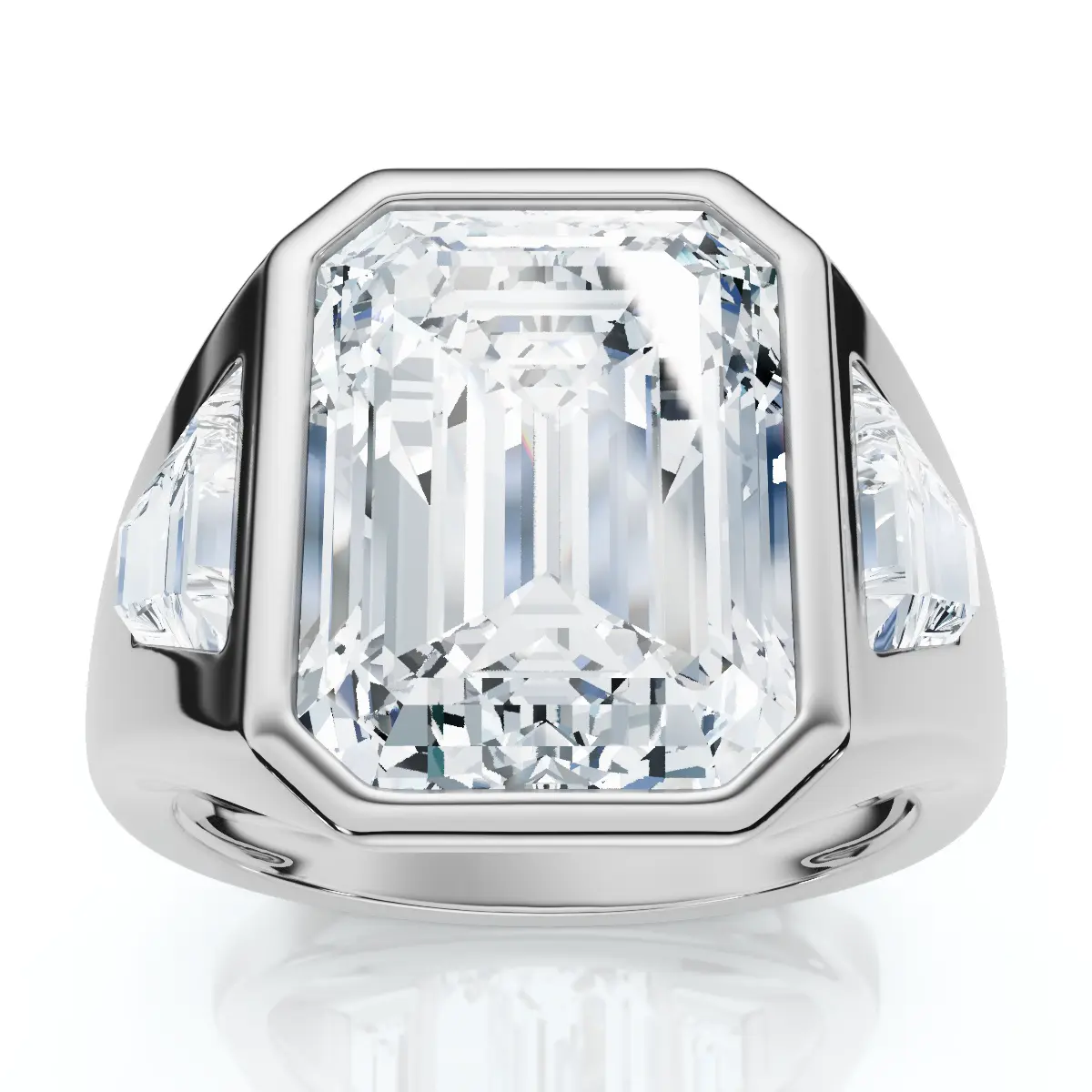 Сертифицированное мужское кольцо на мизинец 7 карат с бриллиантом, выращенное в лаборатории из 14-каратного золота или платины Pompeii2, 14K White Gold
Сертифицированное мужское кольцо на мизинец 7 карат с бриллиантом, выращенное в лаборатории из 14-каратного золота или платины Pompeii2, 14K White Gold