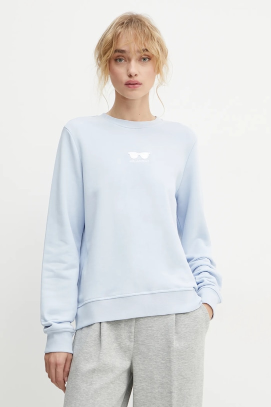 Хлопковая толстовка Karl Lagerfeld, синий
Хлопковая толстовка Karl Lagerfeld, синий