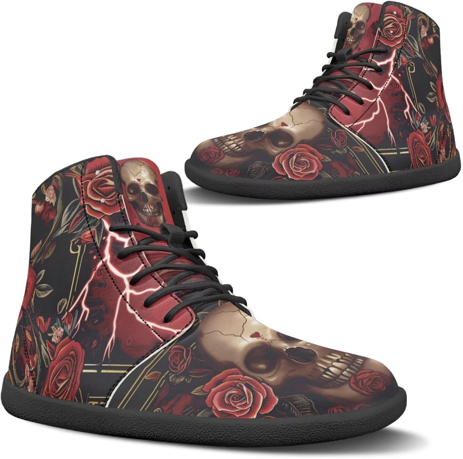 Женские высокие кеды JoyLamoria Skull Rose из кожи, повседневные шнурованные туфли, модные кроссовки 2025 года для прогулок и тенниса
Женские высокие кеды JoyLamoria Skull Rose из кожи, повседневные шнурованные туфли, модные кроссовки 2025 года для прогулок и тенниса