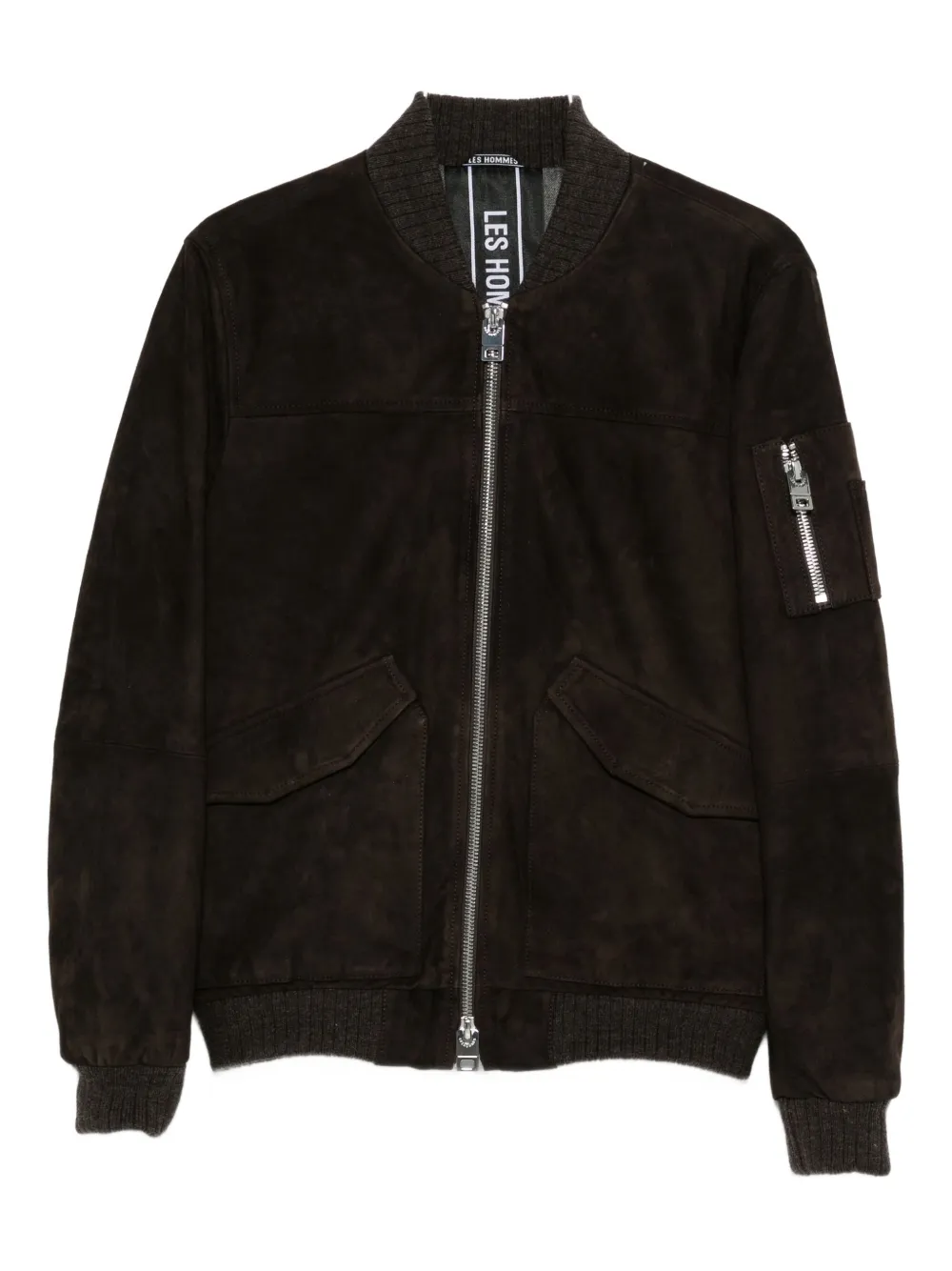 Бомбер с молнией и панельным дизайном Les Hommes, коричневый
Бомбер с молнией и панельным дизайном Les Hommes, коричневый