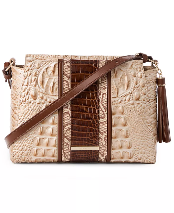 Хиллари Кожаная Сумка Через Плечо Brahmin, розовый
Хиллари Кожаная Сумка Через Плечо Brahmin, розовый