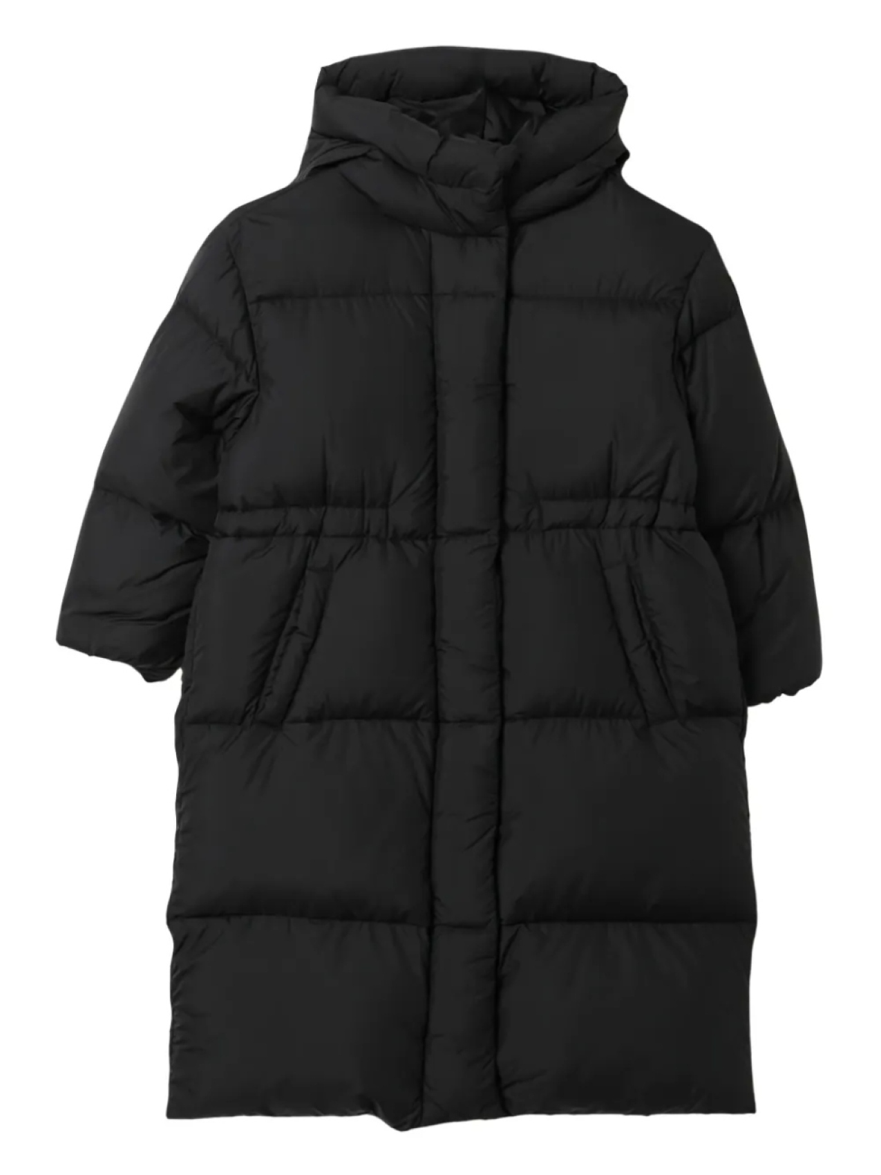 Утепленное пальто с капюшоном Il Gufo, черный
Утепленное пальто с капюшоном Il Gufo, черный