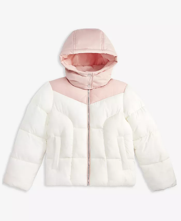 Пуховик с контрастной кокеткой для больших девочек Sam Edelman, слоновая кость/кремовый
Пуховик с контрастной кокеткой для больших девочек Sam Edelman, слоновая кость/кремовый