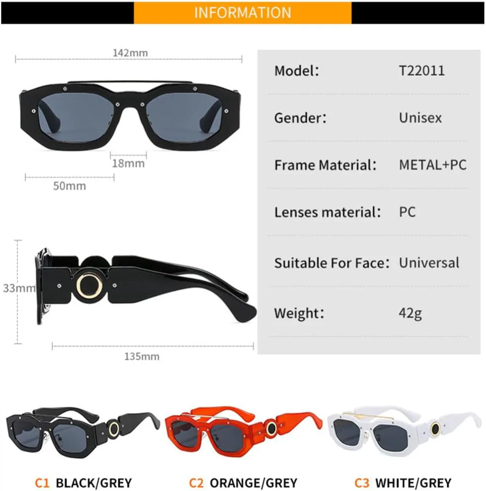 Солнцезащитные очки в стиле стимпанк для женщин, градиентные солнцезащитные очки, модные ретро-панк очки для мужчин, красно-серые, один размер MTZJH, One Color
Солнцезащитные очки в стиле стимпанк для женщин, градиентные солнцезащитные очки, модные ретро-панк очки для мужчин, красно-серые, один размер MTZJH, One Color