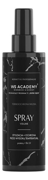 WS Academy, Volume, Спрей, придающий объем и защищающий волосы от высоких температур, 200 мл
WS Academy, Volume, Спрей, придающий объем и защищающий волосы от высоких температур, 200 мл