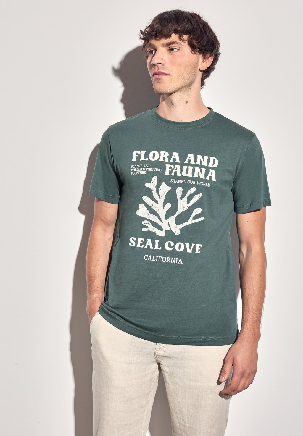 Футболка с принтом Street One MEN, зеленый
Футболка с принтом Street One MEN, зеленый