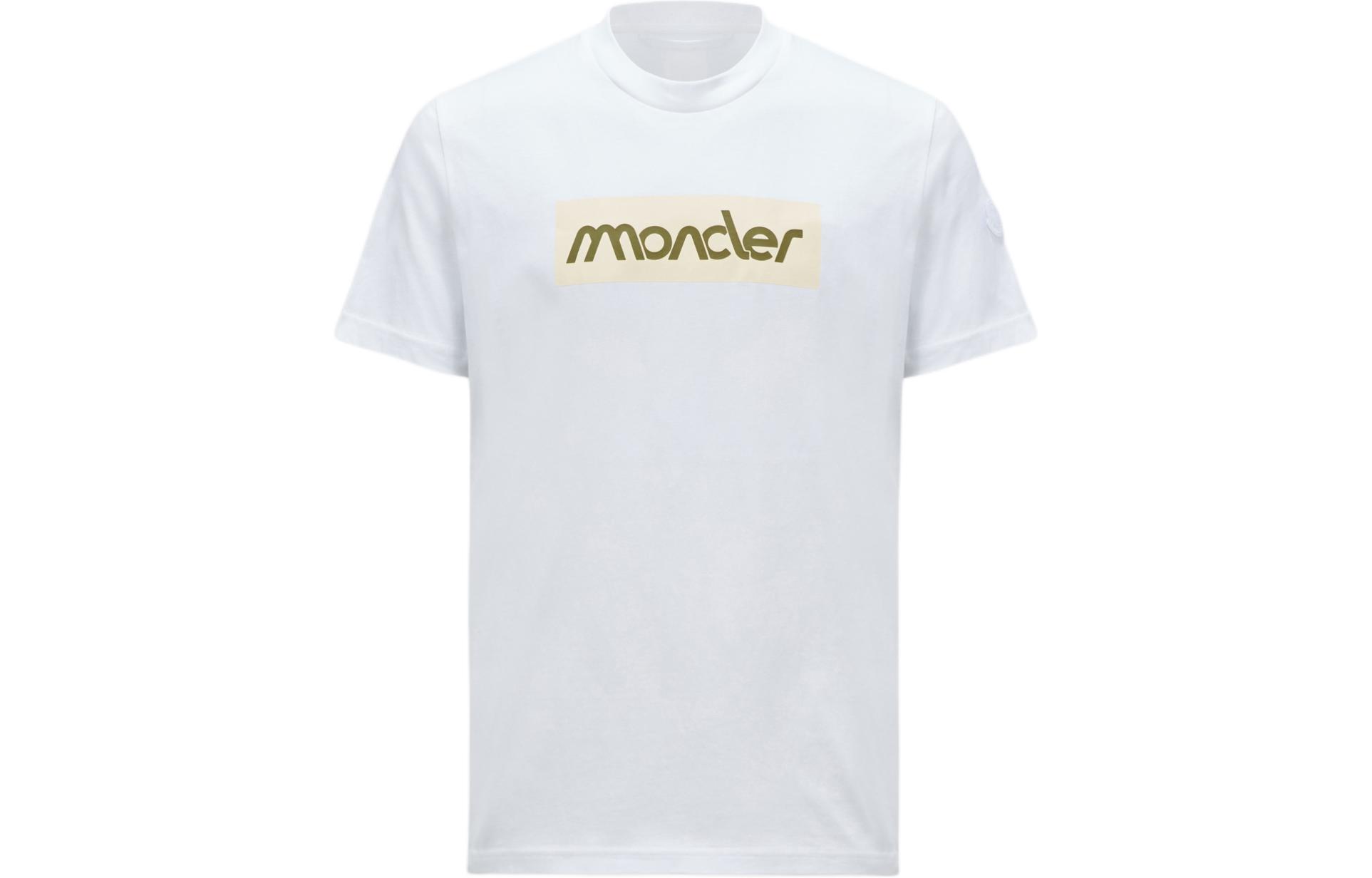 Футболка с резиновым логотипом Moncler, белый
Футболка с резиновым логотипом Moncler, белый