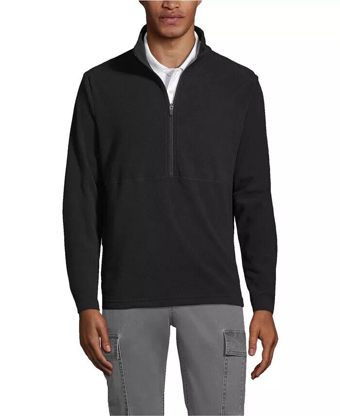 Мужской флисовый свитер Thermacheck 100 с застежкой-молнией на четверть оборота Lands' End, черный
Мужской флисовый свитер Thermacheck 100 с застежкой-молнией на четверть оборота Lands' End, черный