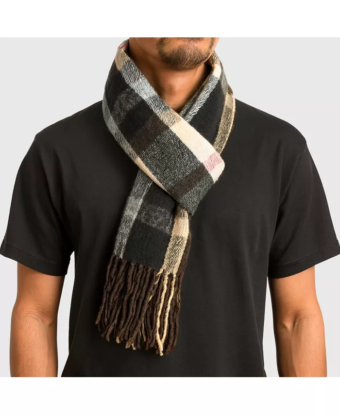 Мужской шарф мягкий 80 дюймов длинные теплые шарфы клетка зимняя шаль Alpine Swiss, коричневый
Мужской шарф мягкий 80 дюймов длинные теплые шарфы клетка зимняя шаль Alpine Swiss, коричневый