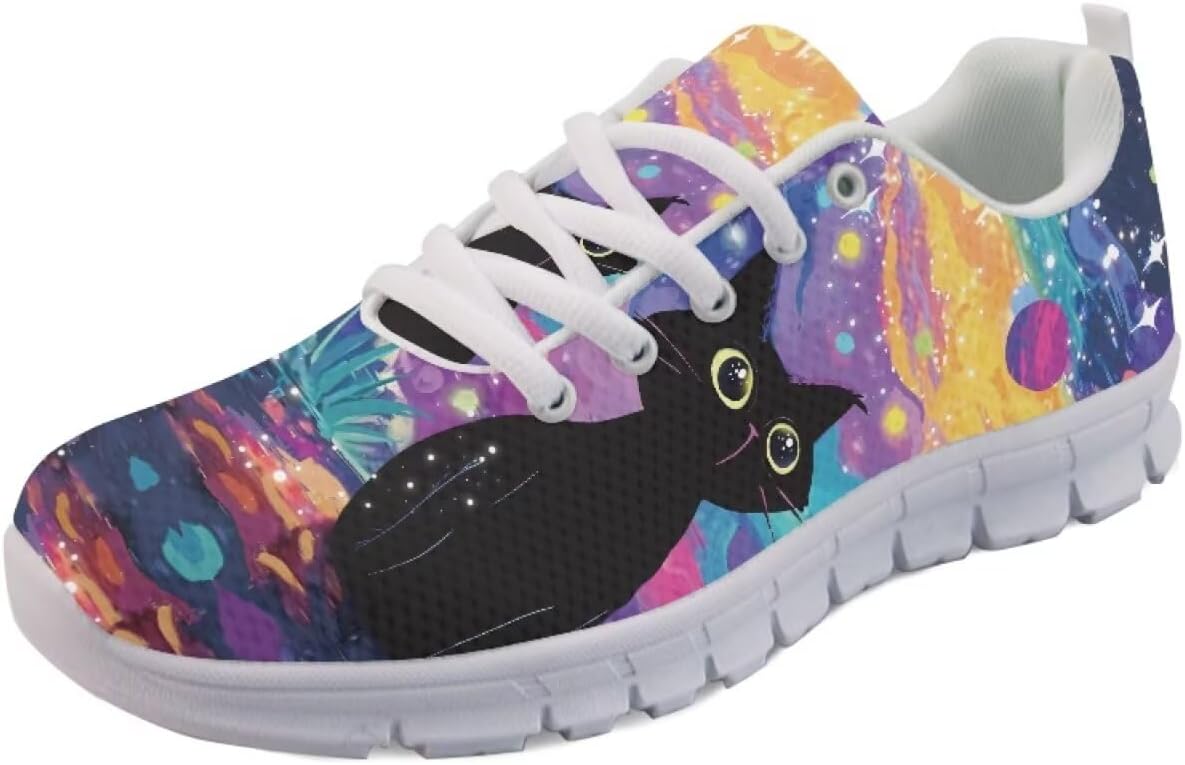 Женские кроссовки с мягкой подошвой для спорта, фитнеса, путешествий, работы, прогулок и тенниса Getelinseng, Galaxy Cat
Женские кроссовки с мягкой подошвой для спорта, фитнеса, путешествий, работы, прогулок и тенниса Getelinseng, Galaxy Cat
