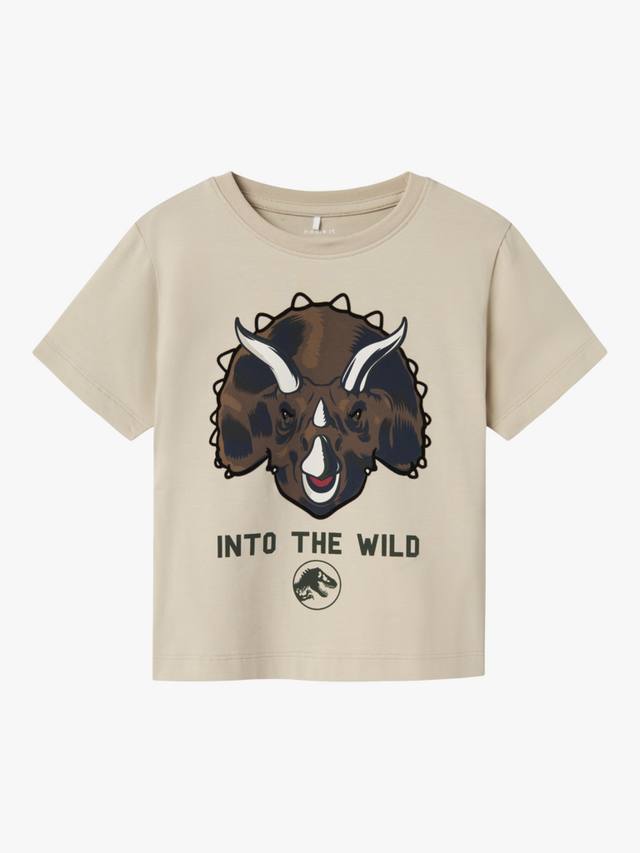 Детская хлопковая футболка с коротким рукавом Jurassic World NAME IT, Peyote
Детская хлопковая футболка с коротким рукавом Jurassic World NAME IT, Peyote