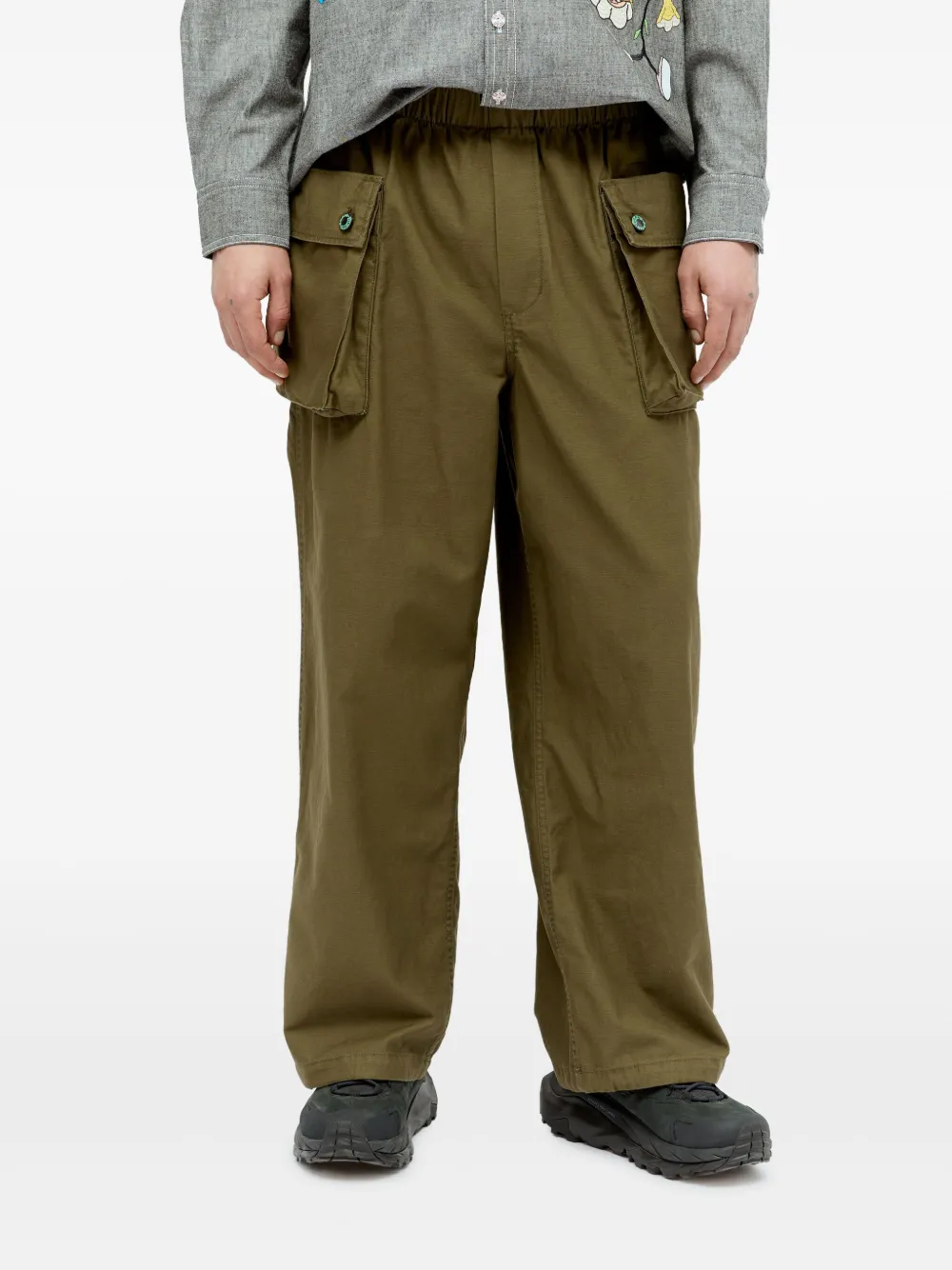 Широкие брюки Brain Dead, зеленый
Широкие брюки Brain Dead, зеленый