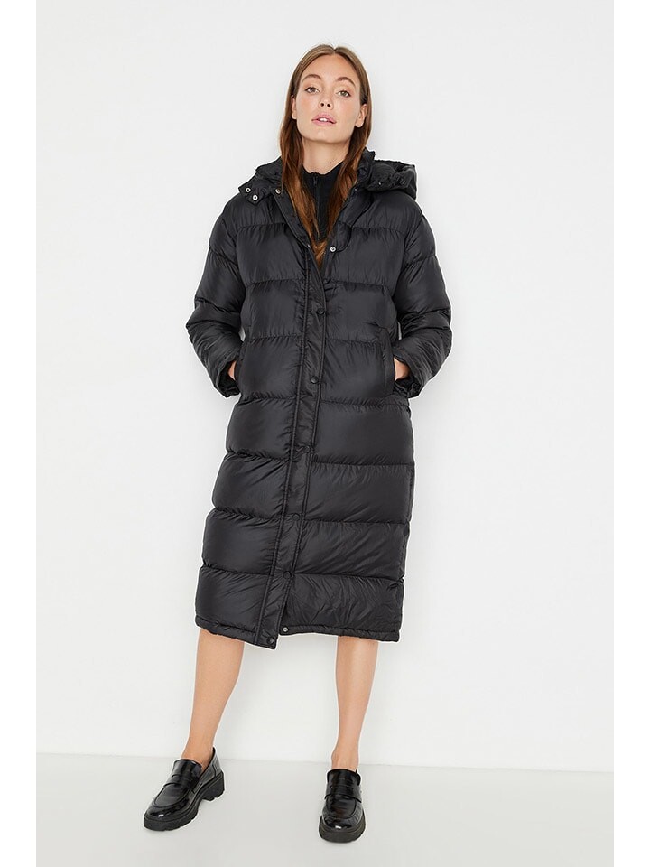 Пуховик trendyol Wintermantel, черный
Пуховик trendyol Wintermantel, черный
