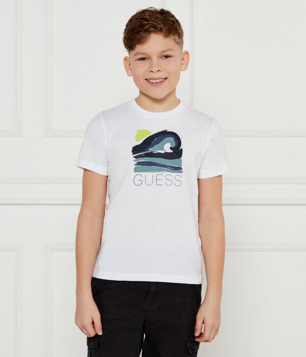 Футболка для мальчиков Guess стандартного кроя с принтом, белый
Футболка для мальчиков Guess стандартного кроя с принтом, белый