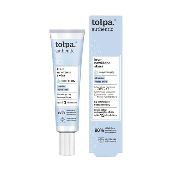 Крем для увлажненной кожи супернасыщенный, 40 мл Tołpa, Authentic
Крем для увлажненной кожи супернасыщенный, 40 мл Tołpa, Authentic