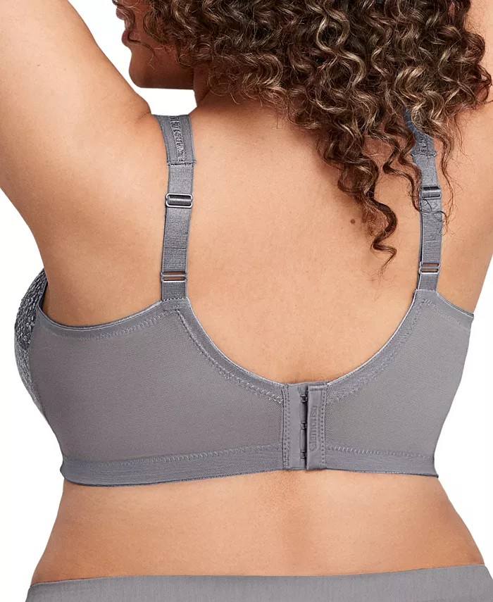 Женский бюстгальтер без косточек Magic Lift с контролем влажности, для полных фигур 1064 Glamorise, серый
Женский бюстгальтер без косточек Magic Lift с контролем влажности, для полных фигур 1064 Glamorise, серый