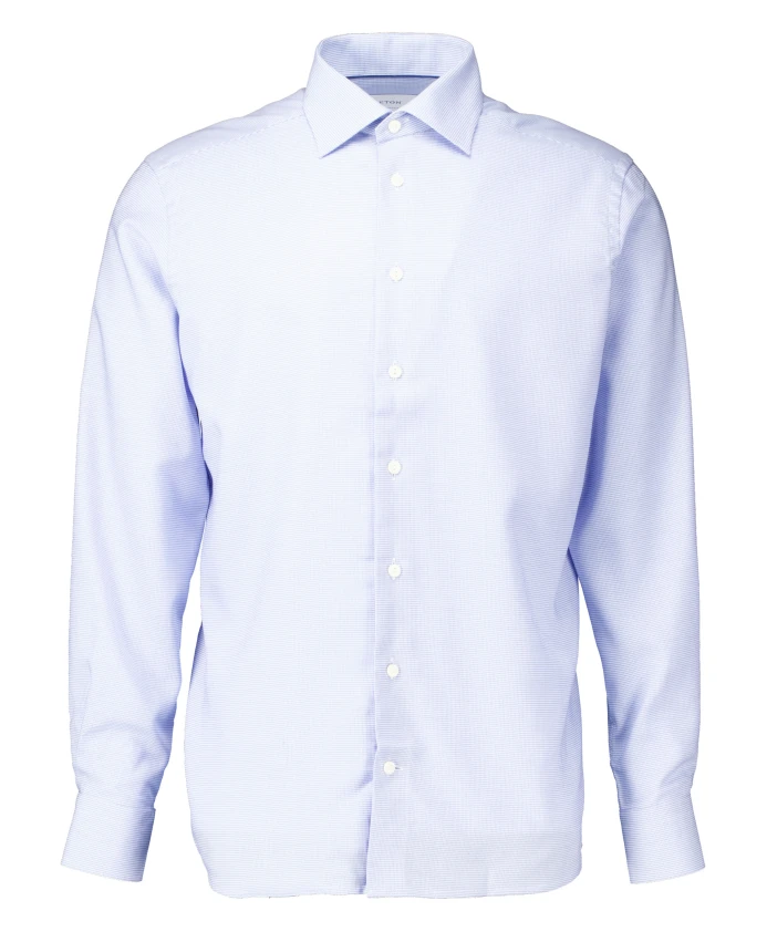 Полутонкая рубашка добби Eton, синий
Полутонкая рубашка добби Eton, синий