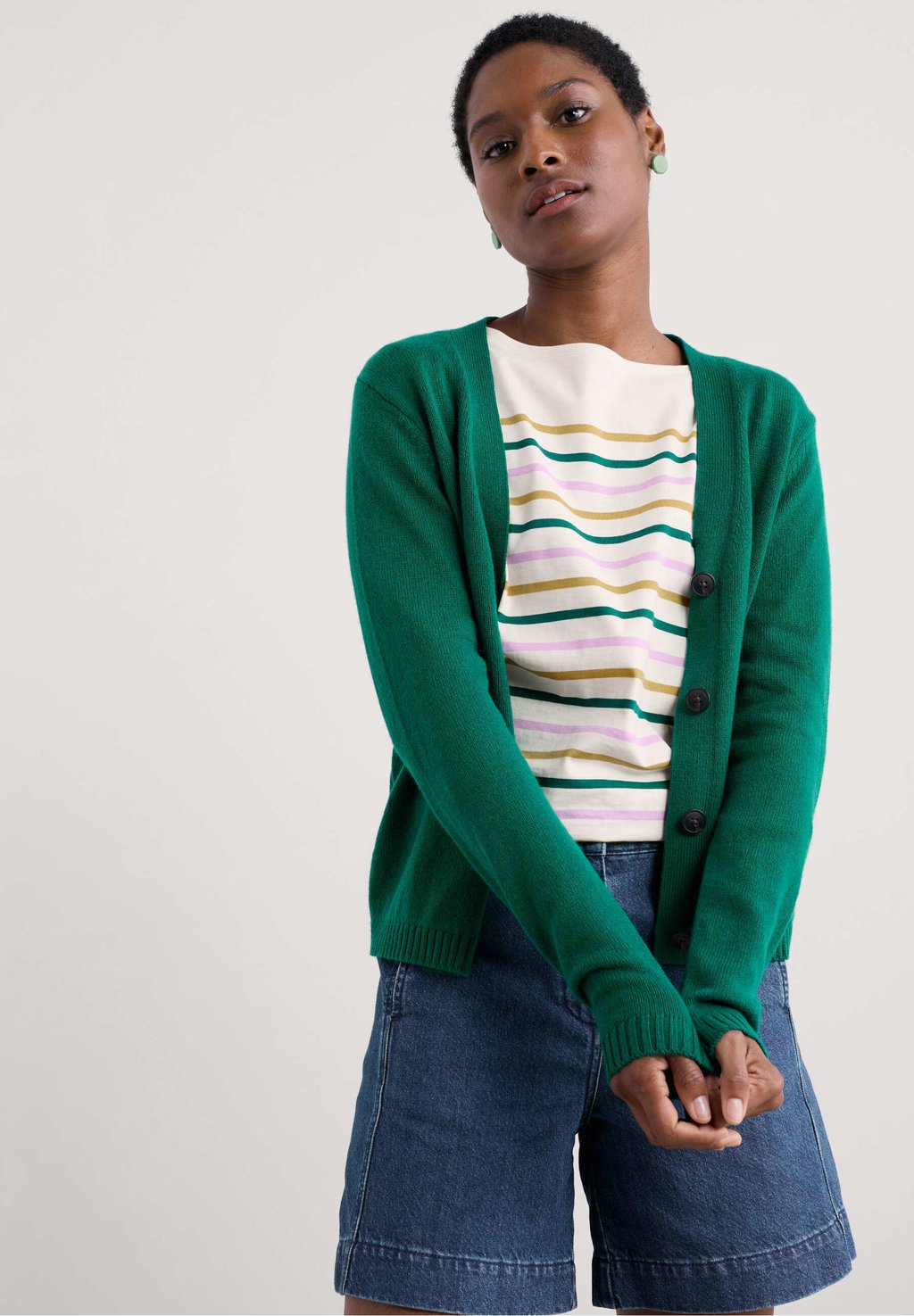 Кардиган KELYN Seasalt Cornwall, зеленый 
Кардиган KELYN Seasalt Cornwall, зеленый