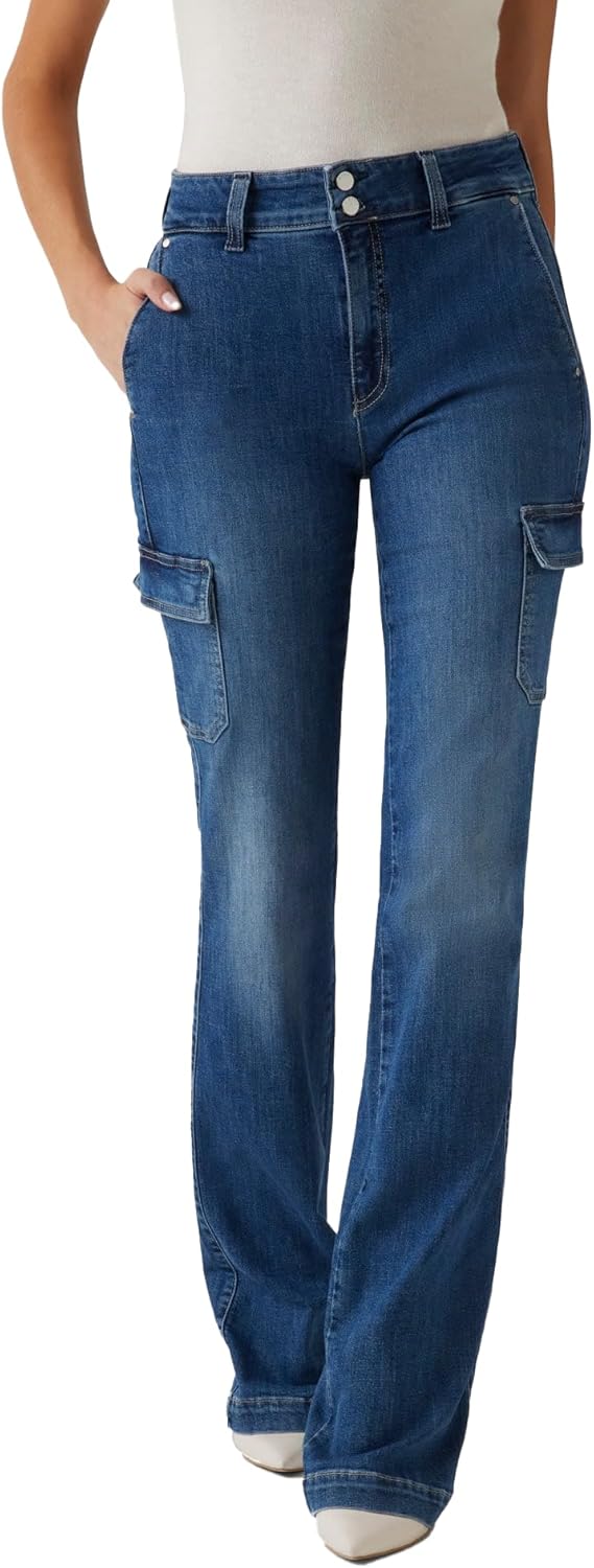 Джинсы GUESS Women's Eco Cargo Mini Boot, Jasmin
Джинсы GUESS Women's Eco Cargo Mini Boot, Jasmin