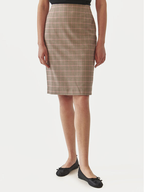 Юбка миди стандартного кроя Tatuum, коричневый 
Юбка миди стандартного кроя Tatuum, коричневый