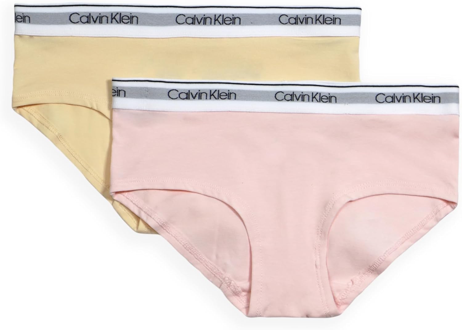 Комплект из 2 пар нижнего белья Calvin Klein Girls Modern Cotton Hipster, Crystal Pink / Nude
Комплект из 2 пар нижнего белья Calvin Klein Girls Modern Cotton Hipster, Crystal Pink / Nude