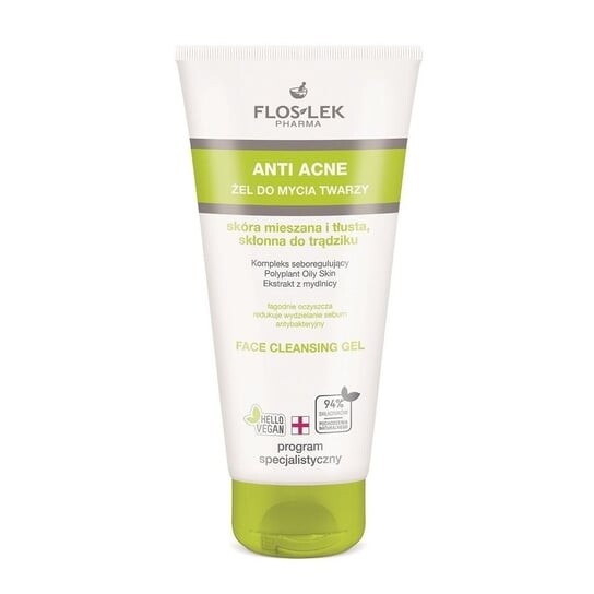 Антибактериальный гель для умывания, 200 мл Floslek, Anti Acne, FLOS-LEK
Антибактериальный гель для умывания, 200 мл Floslek, Anti Acne, FLOS-LEK