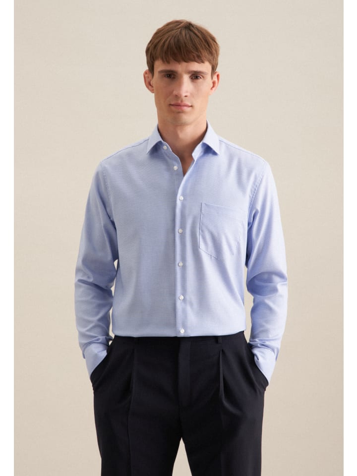 Рубашка Seidensticker, средне-синий
Рубашка Seidensticker, средне-синий