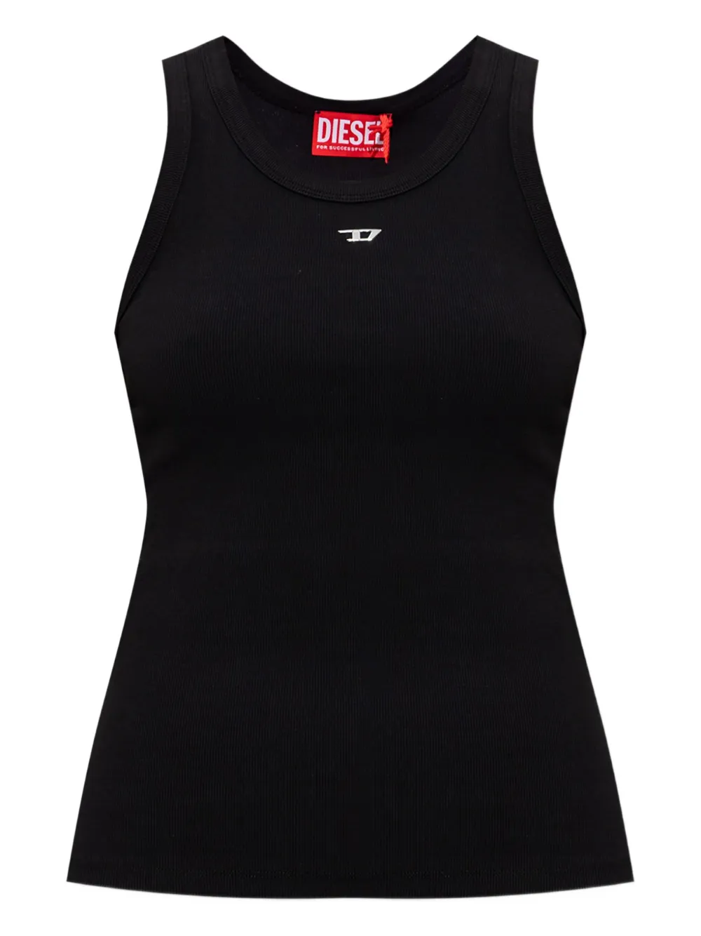 Ребристый топ с логотипом DIESEL, черный
Ребристый топ с логотипом DIESEL, черный