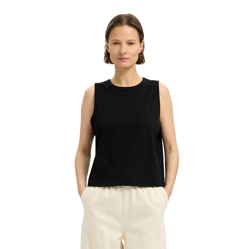 Футболка без рукавов Selected Essential, черный
Футболка без рукавов Selected Essential, черный