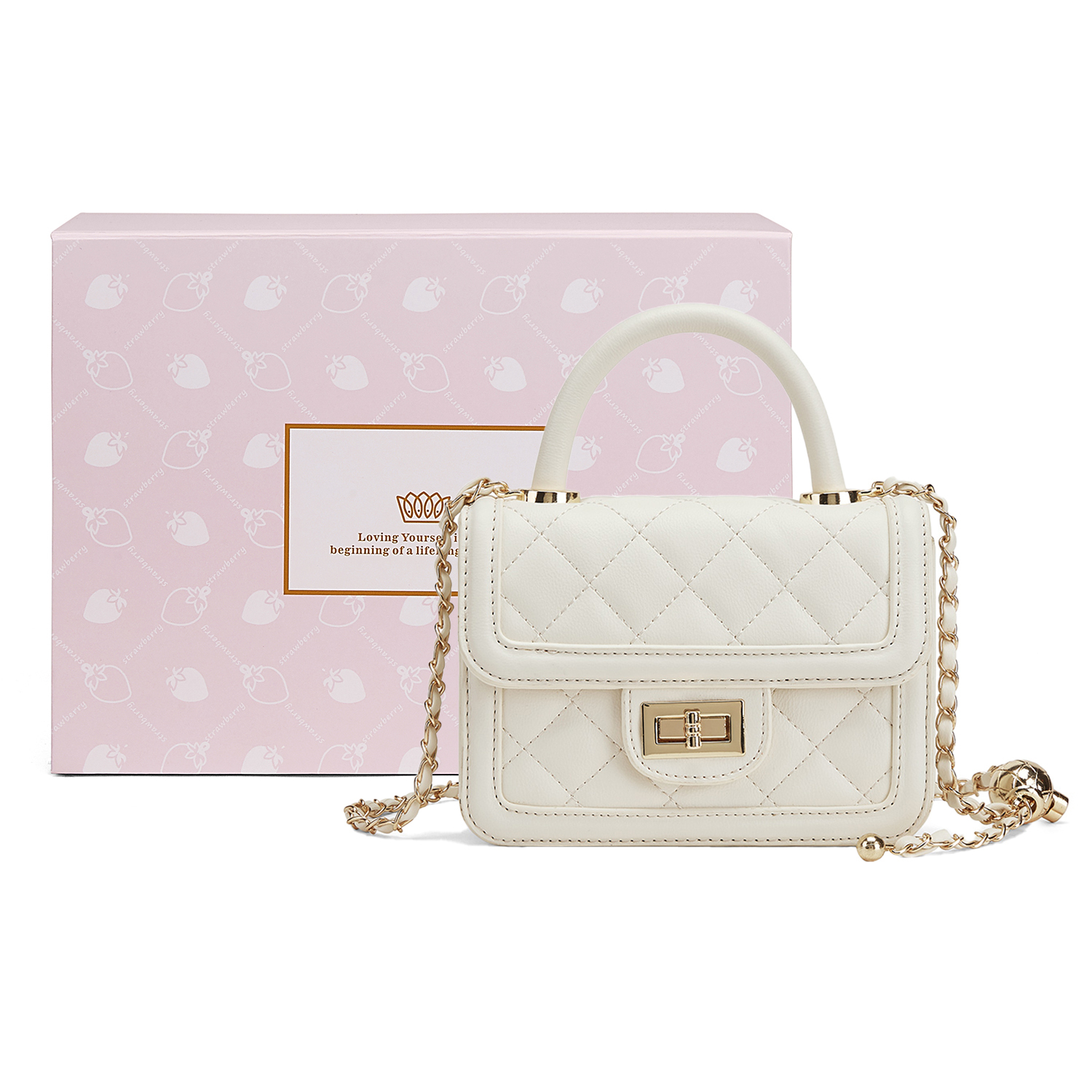 CORALDAISY Сумка из искусственной кожи квадратная маленькая через плечо кроссбоди женская черно-белая, Cream White+Box
CORALDAISY Сумка из искусственной кожи квадратная маленькая через плечо кроссбоди женская черно-белая, Cream White+Box