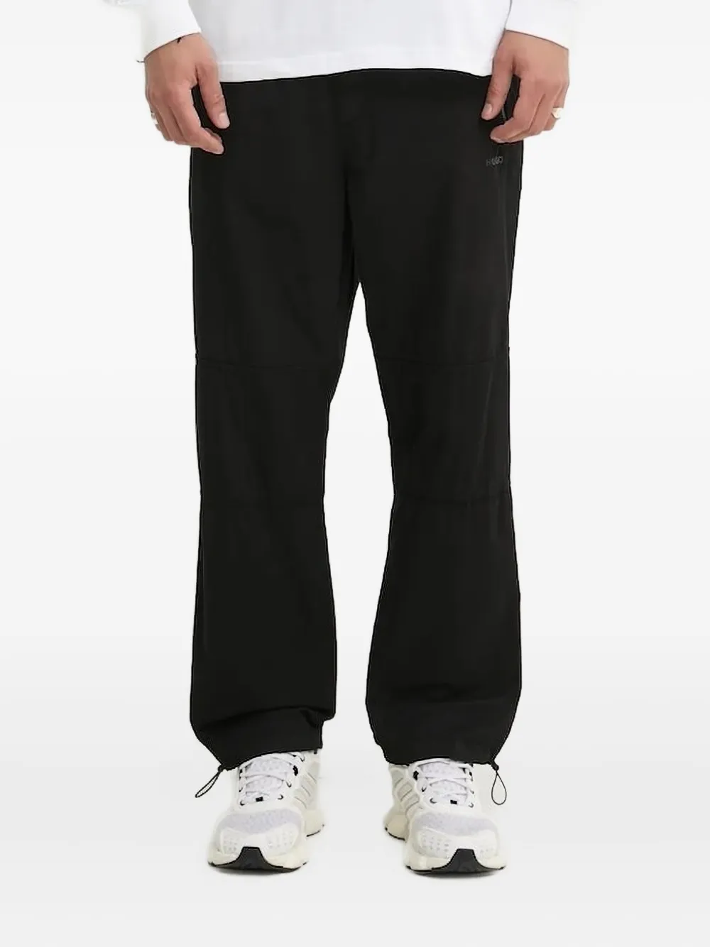 Брюки с завязками на манжетах HUGO, черный
Брюки с завязками на манжетах HUGO, черный