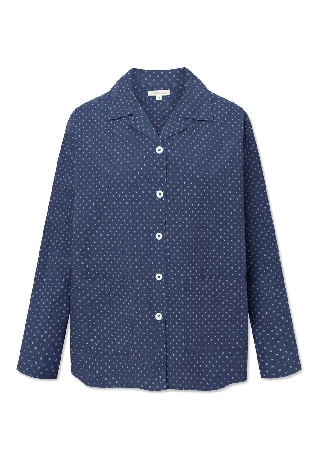 Блузка на пуговицах Studio Feder, синий
Блузка на пуговицах Studio Feder, синий