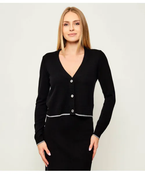 Шерстяной кардиган Stromboli Regular fit Pinko, черный
Шерстяной кардиган Stromboli Regular fit Pinko, черный