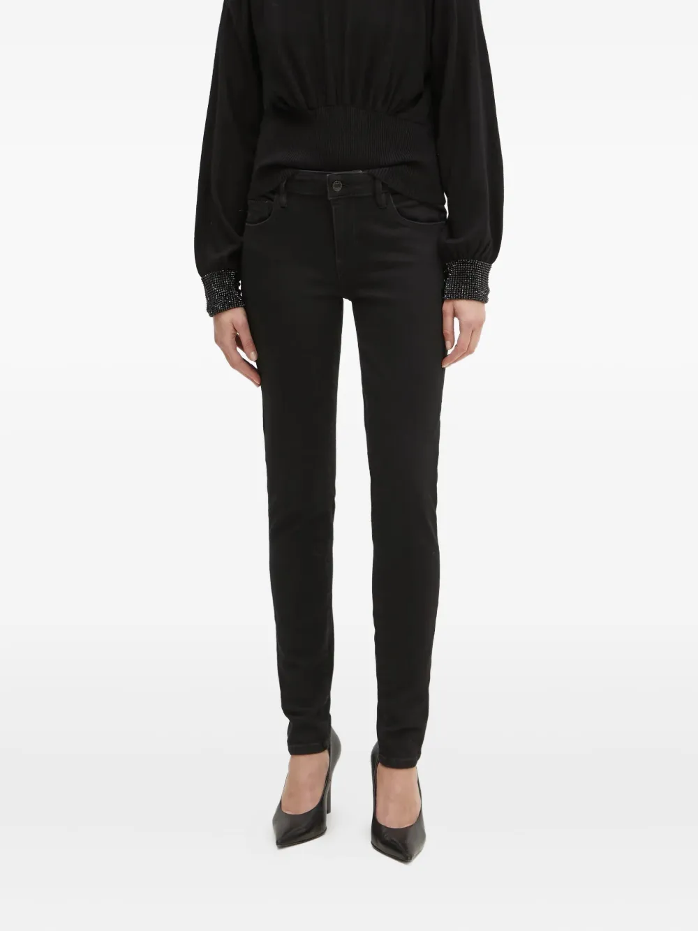 Джинсы скинни GUESS USA, черный
Джинсы скинни GUESS USA, черный