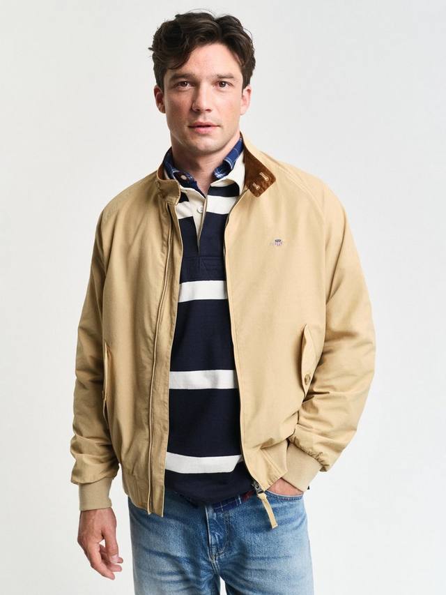Хлопковая куртка Harrington GANT, Oak Beige
Хлопковая куртка Harrington GANT, Oak Beige