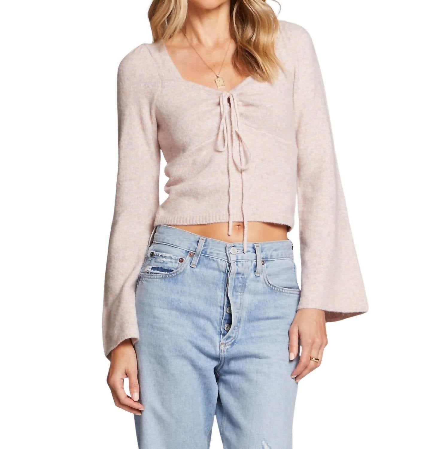 Свитер Jayne светло-розового цвета Saltwater Luxe
Свитер Jayne светло-розового цвета Saltwater Luxe