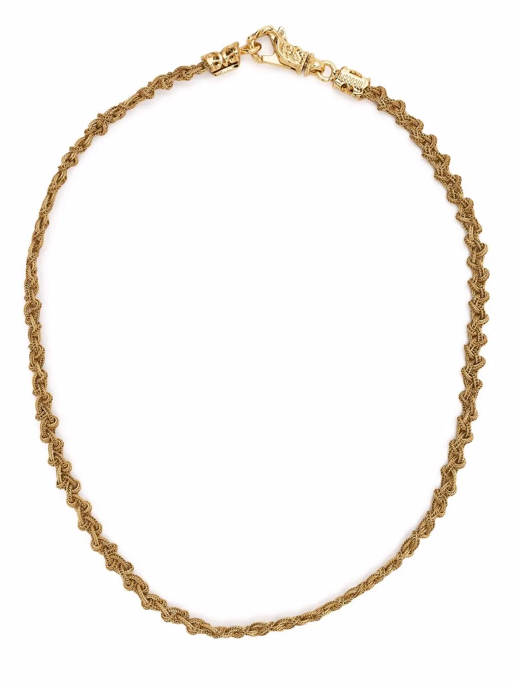 Колье Knot Braid Emanuele Bicocchi, золотистый
Колье Knot Braid Emanuele Bicocchi, золотистый