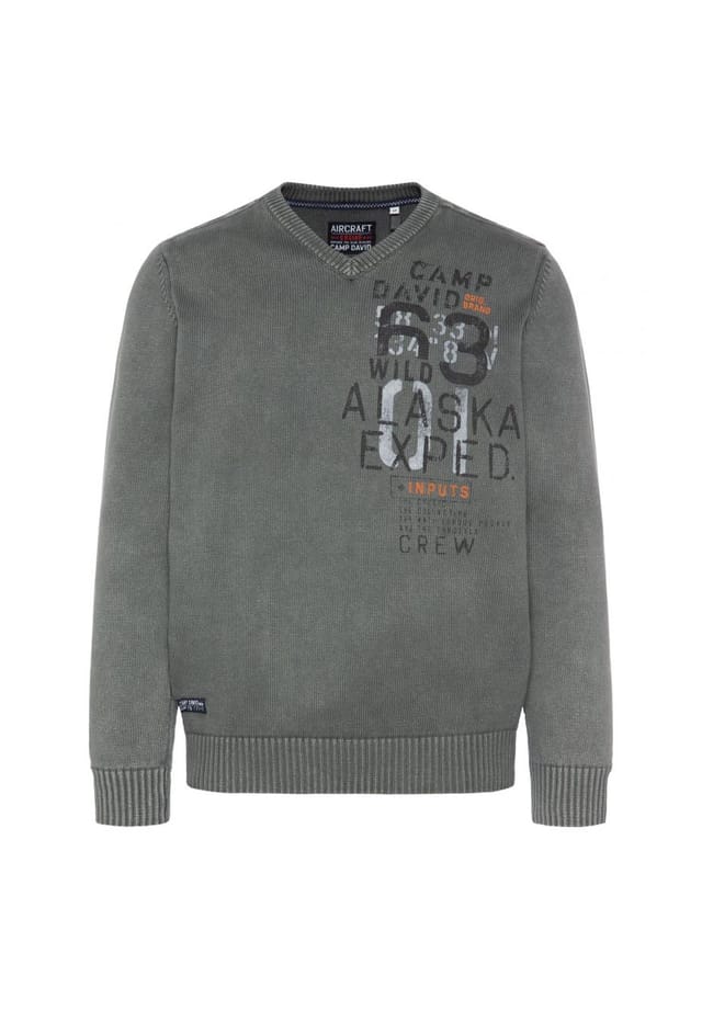 Свитер вязаный свитер v-образный вырез Camp David, зеленый
Свитер вязаный свитер v-образный вырез Camp David, зеленый